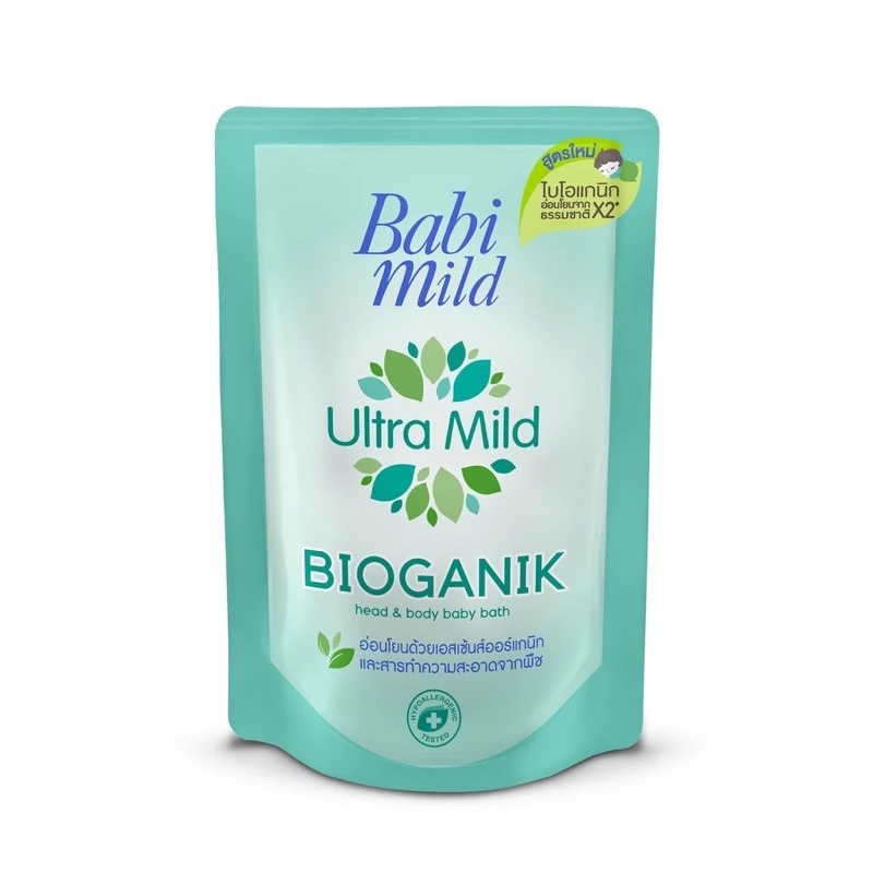 เบบี้มายด์ สบู่อาบน้ำเด็ก กลิ่น Bioganik ถุงเติมขนาด 350ml