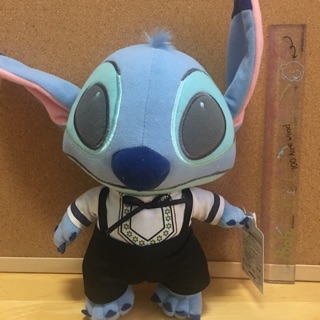 ตุ๊กตา stitch sega ชุดเอี๊ยมดำ