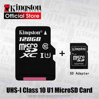 KINGSTON คุณภาพสูง class 10 128 กิกะไบต์  MicroSDXC Micro sd การ์ด Cartao De Memoia สำหรับโทรศัพท์/แท็บเล็ต/PC