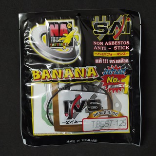 ปะเก็นบน BEST 125 BANANA SAI เนื้อแท้ GASKET SET