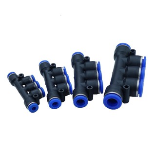 ข้อต่อ Fitting ลม ท่อร่วม รุ่น SPKG/TPK  6,8,10,12 มม. Pneumatic connect fittings