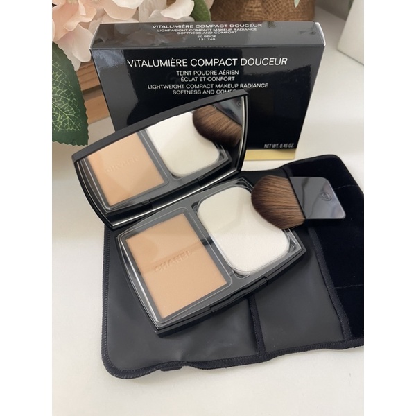  CHANEL VITALUMIÈRE COMPACT DOUCEUR SPF 10  20 BEIGE  駼ͧѴͺҧ ͧ ҡ | Shopee Thailand