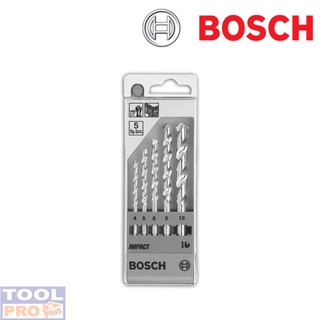 ดอกสว่านชุดก้านกลม BOSCH Silver Set 4/5/6/8/10(2608680726)