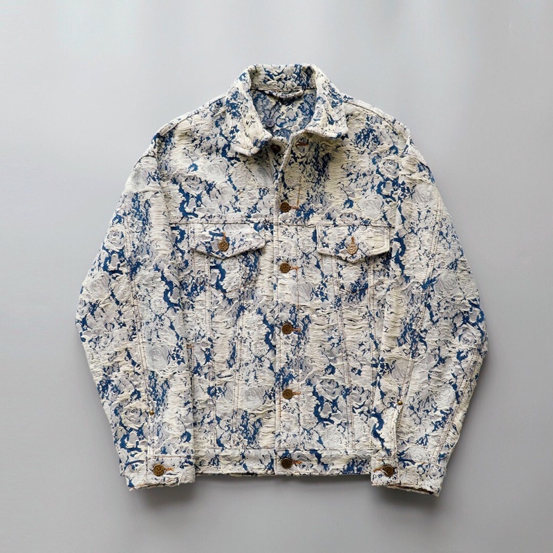 【Lemon】แจ็คเก็ตเดนิม Louis Vuitton 22ss 1:1 ใส่ได้ทั้งชายและหญิง