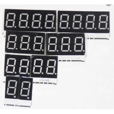 7-Segment LED 0.56 นิ้ว สีแดง (ทุกชนิด)