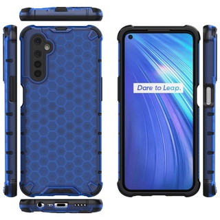 เคสโทรศัพท์มือถือ TPU PC กันกระแทก ลายรังผึ้ง สําหรับ OPPO Realme 6 Realme 5 Realme 5 Pro Realme X2 Pro Realme A1K OPPO Reno ACE Realme C2