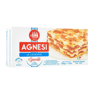 โคตรถูก   ✅  แอคเนซี ลาซานญา เบอร์ 87 500 กรัม AGNESI Lasagne No.87 500 g