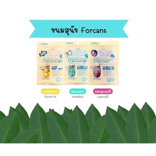 Dental stick Forcans ขนมขัดฟันฟอร์แคน 2 IN 1 จากประเทศเกาหลี มี 3 สูตร 3กลิ่น เหมาะสำหรับสุนัขสายพันธุ์เล็กและพันธุ์กลาง