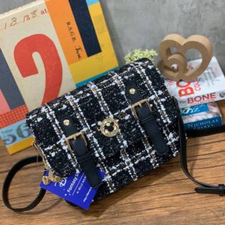 🔥ส่งฟรี💕กระเป๋ามิกกี้ Mickey Woven Fabric Satchel Bag คอลเลคชั่นใหม่จากmickey สไตล์วินเทจขนาดกลางกำลังดี