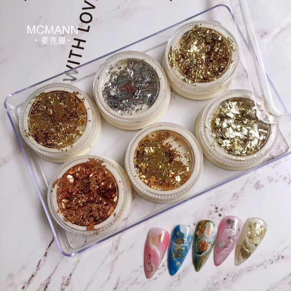 การตกแต ่ งเล ็ บ Lightning Super Bright - 1 Clay 6 Jars