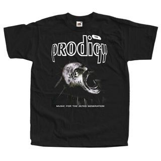 [COD]พร้อมส่ง เสื้อยืดคอกลม ผ้าฝ้าย พิมพ์ลาย The Prodigy Music For The Jilted Generation หลากสีสัน สําหรับผู้ชาย ไซซ์ S