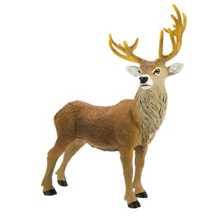 Safari Ltd. : SFR181929 โมเดลสัตว์ Red Dear Stag