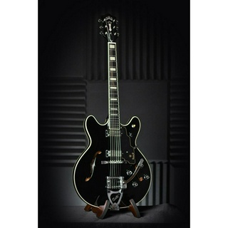 กีต้าร์ไฟฟ้า Guild Starfire V Black SEMI-HOLLOW MAHOGANY BODY WITH VIBRATO TAILPIECE Electric Guitar