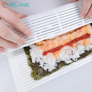 21*24cm DIY Washable Reusable Plastic Sushi Roller Mold Mats Japanese Food