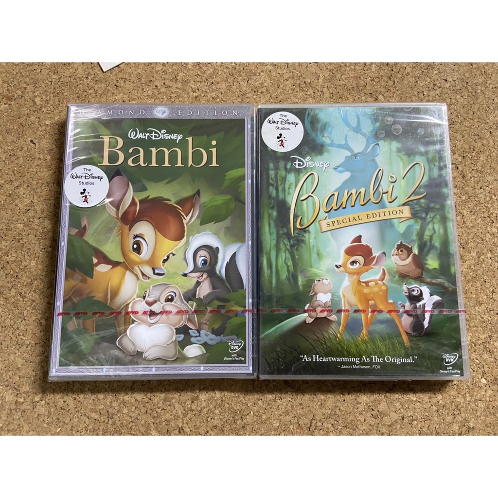 DVD กวางน้อย...แบมบี้ ภาค 1-2 Bambi 1-2