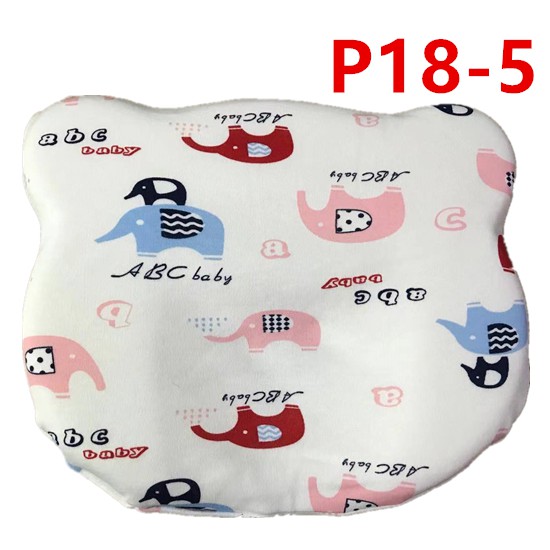 baby life《ของแท้》 หมอนเด็ก หมอนหลุมหมอนหัวทุยเด็ก เด็กป้องกันผ้าฝ้ายสนับสนุนเบาะนุ่ม ขนาดใหญ่： 22.5*21.3 ซม./ รุ่น：P18
