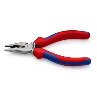 คีมปากจิ้งจกขนาดเล็กงานหนัก KNIPEX NO.08 22 145 Needle-Nose Combination Pliers, 145mm.