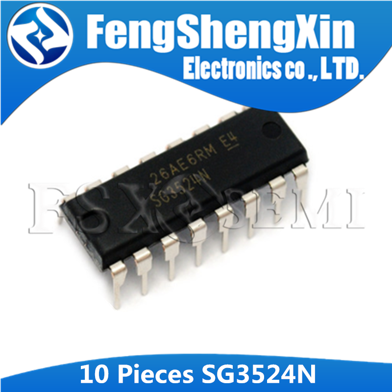 10 ชิ้น SG3524N DIP-16 SG3524 DIP 3524N DIP16 REGULATING PULSE-WIDTH MODULATORS IC