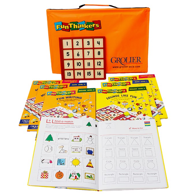 Grolier Fun Thinkers 20 เล่ม ของแท้ ราคาถูก มีแค่ชุดเดียว