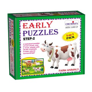 Early Puzzles Step II-Farm animals