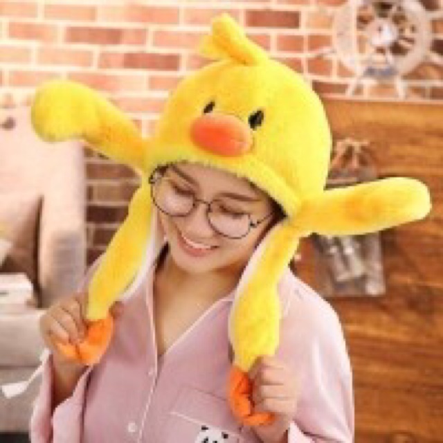 หมวกไหมพรหม ปิกกาจู๋ หูกระดิกเป็ดน้อย*สินค้าใหม่ล่าสุด