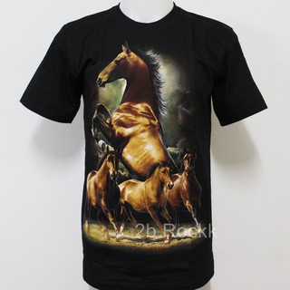 เสื้อยืด ม้า Horse A2 เสื้อไซส์ยุโรป