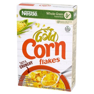 เนสท์เล่ โกลด์ คอร์นเฟลกส์ โฮลเกรน แบบกล่อง ขนาด 275กรัม NESTLE GOLD CORNFLAKES WHOLE GRAIN