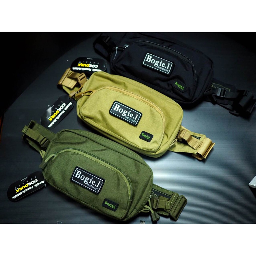 Bogie1 กระเป๋าคาดเอว คาดอก รุ่น Strap Belt สีดำ ทราย เขียว