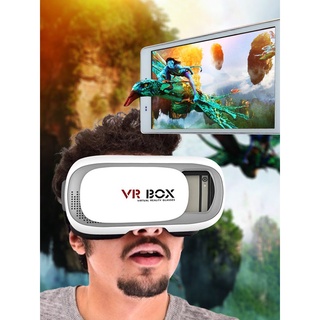 แว่นตา 3D แว่นตาดำ สำหรับมือถือสมาร์ทโฟน VR Box 3D Glasses Headset for Smartphone