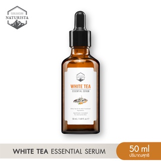 Naturista เซรั่มสารสกัดจากชาขาว ช่วยลดริ้วรอย และลดจุดด่างดำ บำรุงผิวหน้า White Tea Essential Serum 50ml