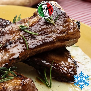 Pork ribs Italian-style cooked in a wood oven | ซี่โครงหมูอบสไตล์อิตาเลี่ยน | grams 350/1400 กรัม - GO FROST