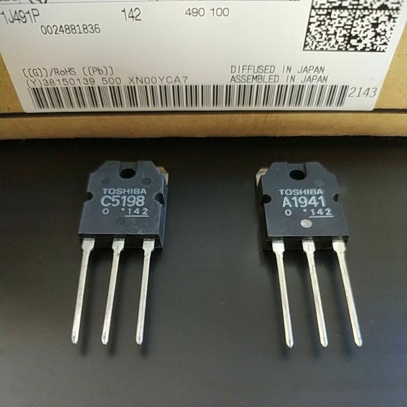ทรานซิสเตอร์ C5198 A1941 Original Assembly In Japan Diiffused in Japan ทรานซิสเตอร์ Toshiba C5198 A1