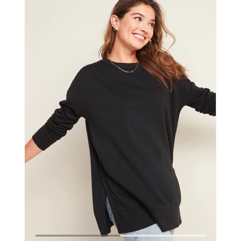 OLD NAVY Oversize Plus-Size Tunic Sweatshirt (ไซส์ใหญ่)