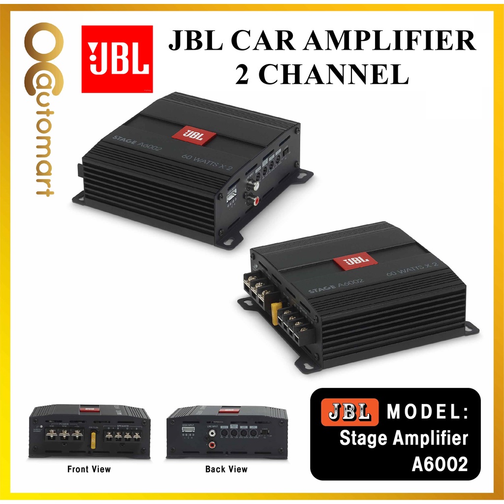 Jbl STAGE A6002 เพาเวอร์แอมป์ 2Ch แอมป์ 2 ช่อง