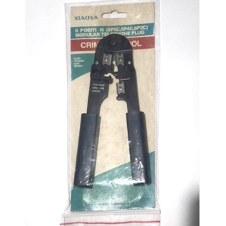 คีมย้ำหัว 6พิน Modular telephone  RJ12 6C6P CRIMPING TOOL