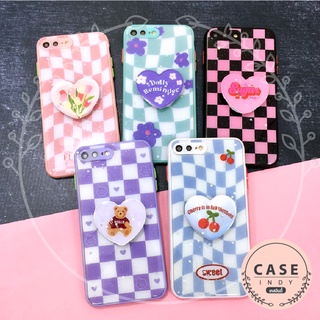 เคส Samsung A12(5G) A22(5G) A52(5G) A53(5G)เคสมือถือ TPU ขอบสีกันกล้องกากเพชรกริตเตอร์ ฟรี Griptok หัวใจ เคสการ์ตูน