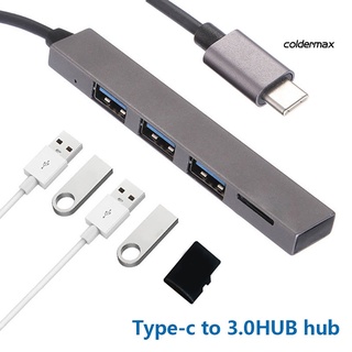 [Cool] อะแดปเตอร์ฮับอ่านหนังสือ 4 in 1 USB 3.1 Type C เป็น USB 3.0 TF สําหรับ MacBook Pro Air