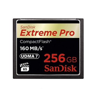 FLASH CARD SanDisk Extreme Pro CF, C10/256G 160MB/s R, 140MB/s W