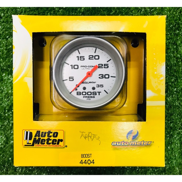 เกจวัดบูส Autometer 35 ปอนด์ หน้าบรอนด์ ของแท้ 100% *รุ่นนี้ไม่มีน้ำมัน*