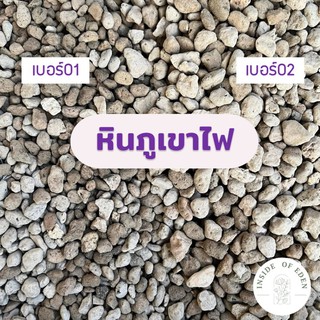 หินภูเขาไฟ 1 ลิตร เบอร์ 01-02 วัสดุปลูก 1 ลิตร
