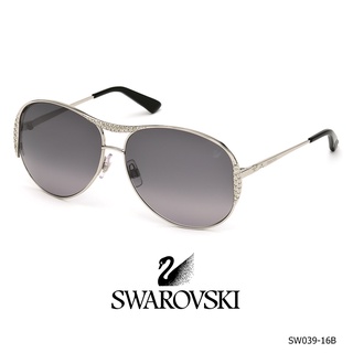 Swarovski SW0039 - 16B กรอบแว่นตาประดับด้วยเพชรคริสตัลของ SWAROVSKI ดีไซน์อิตาลี