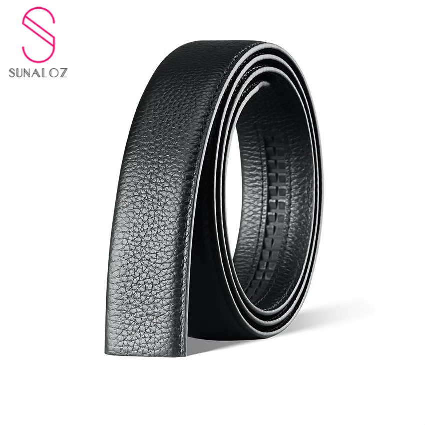 SUNALOZ-พร้อมส่ง! เข็มขัดหนังวัวนิ่มสองด้านเกรดพรีเมียม หนังวัวแท้100% เข็มขัดหนังแท้ สายเข็มขัด  รุ่น KP-SS