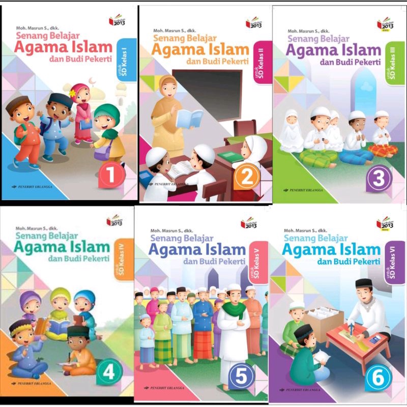 หนังสือที่ใช้แล้วของ RALANGGAS - FUN LEARNING ISLAMIC RELIGEION GRADES 1/2/3/4/5/6 SD K13 การกู้คืน