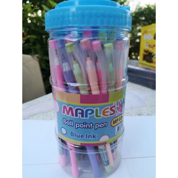ปากกาน้ำเงิน  maples mp875
