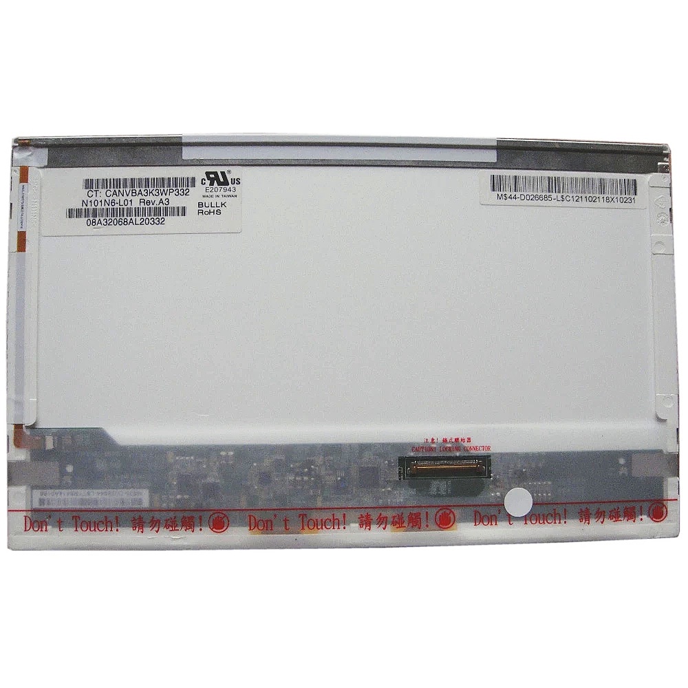 หน้าจอแล็ปท็อป LCD N101N6-L01 ที่เหมาะกับ B101AW01 V.0 V.1 CLAA101NA0ACN LP101WS1-TLA1 TLB3 N101N6-L