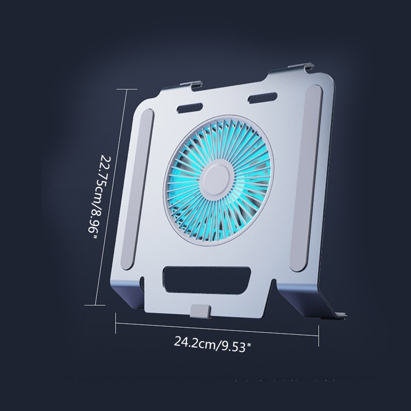 Aluminum Laptop Cooling Holder Universal Notebook Riser Stand for 7-15 ...