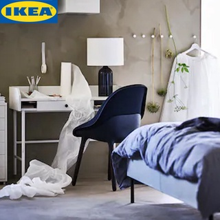 IKEA TONVIS ทูนวีส โคมไฟตั้งโต๊ะ, สีเทาควันบุหรี่ แก้ว/ขาว52 ซม.หลอดไฟแยกจำหน่าย LED E27