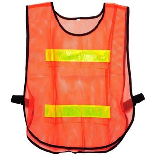 เสื้อกั๊กจราจร L GIANT KINGKONG HS782O-L 60*50 cm ส้ม Safety Vests Personal Protective Equipment