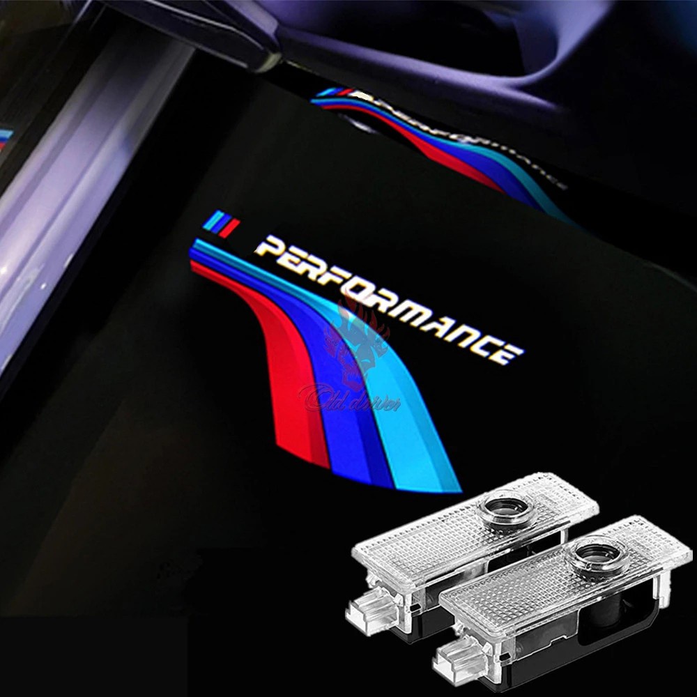 2X ไฟ Welcome Light สําหรับติดประตูรถยนต์ Bmw F30 F36 F10 F80 //M