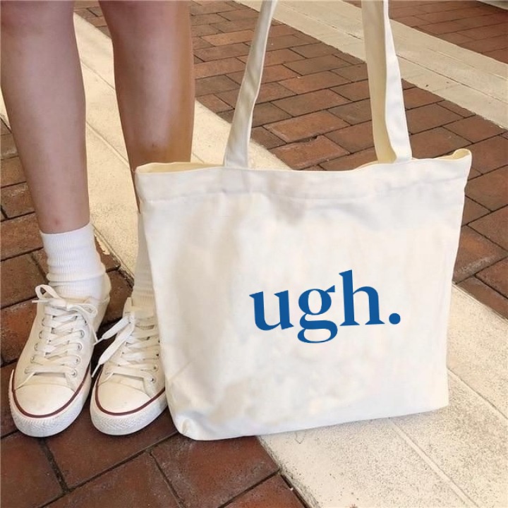 UGH Canvas Tote Bag / Nudie Canvas Bag / Canvas Tote Bag / TYPE A
